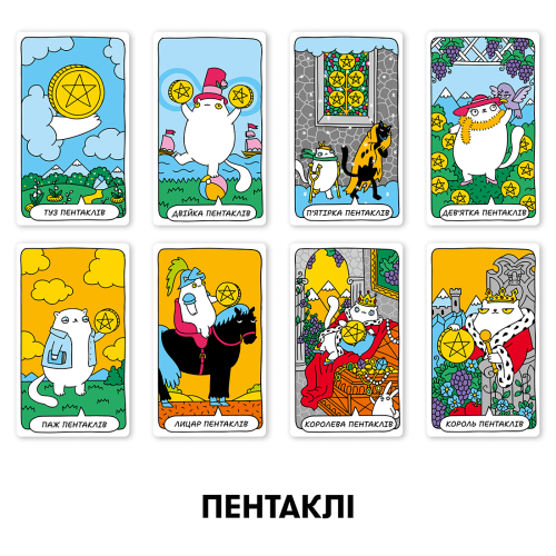 Карти ТАРО - ORNER "Котяче таро" (Українська версія) Карти ТАРО - ORNER "Котяче таро" (Українська версія)